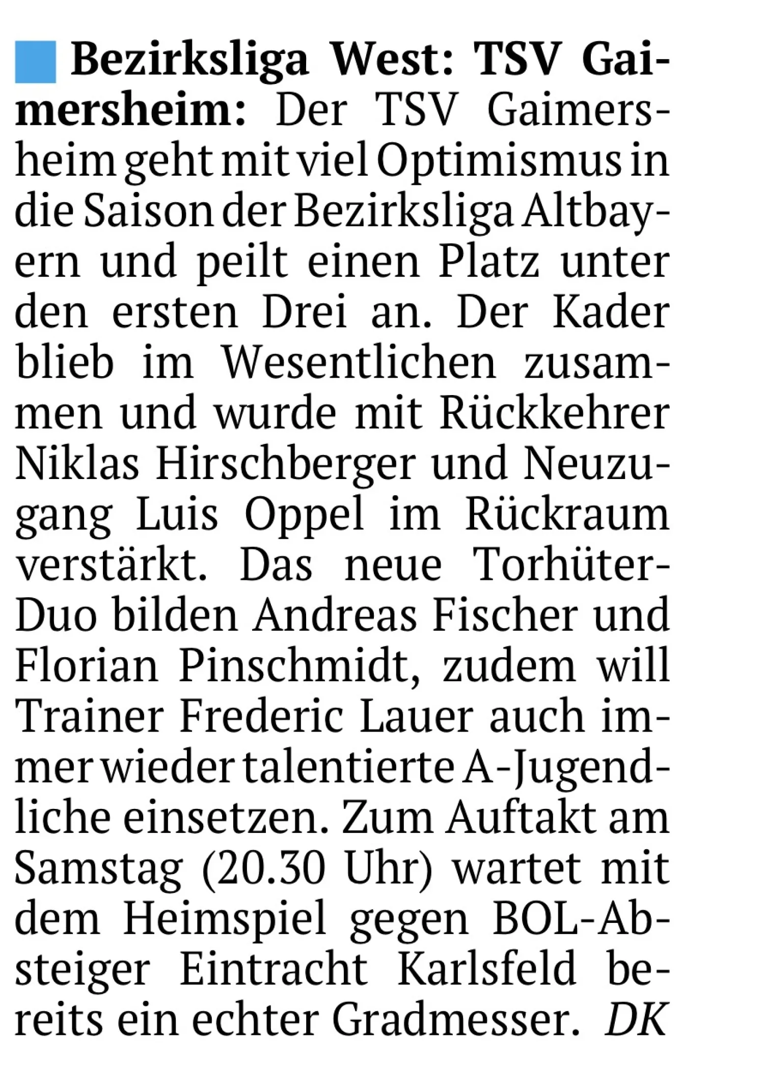 260919 DK H1 Vorbericht